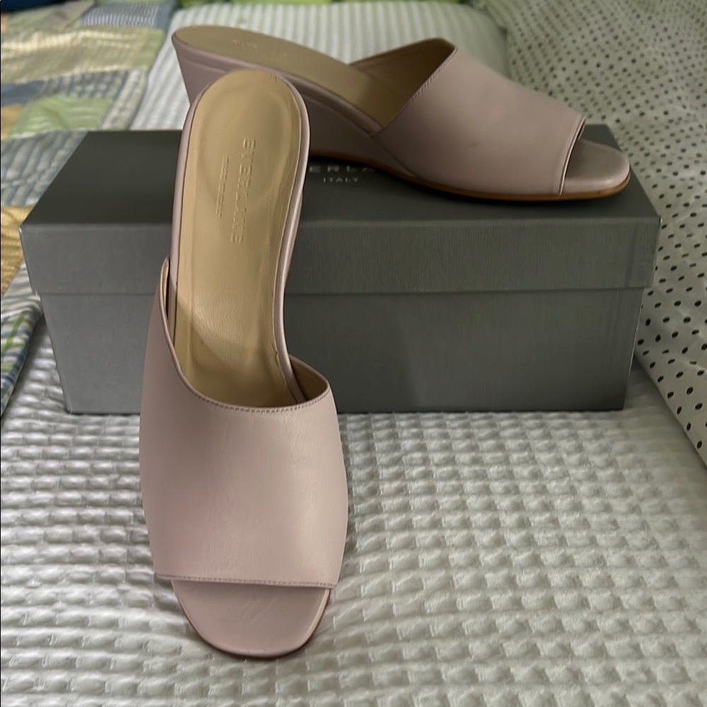 Everlane orchid Mules Elegant Slip-On Design
